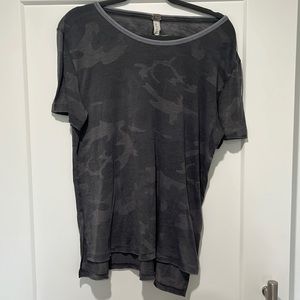 Free people camoflauge print t shirt